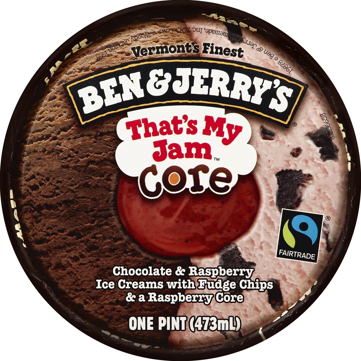 slide 2 of 3, Ben & Jerry's That's My Jam Core Ice Cream, 16 oz