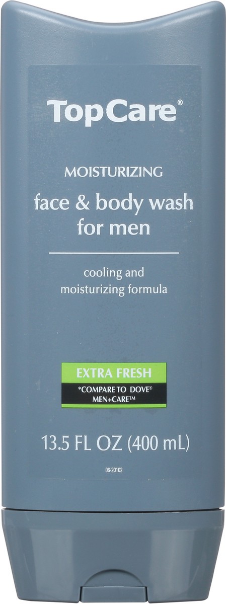 slide 2 of 13, TopCare Mens Moisturizing For Men Extra Fresh Face & Body Wash 13.5 oz, 13.5 oz