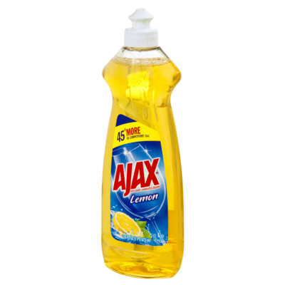 slide 1 of 1, Ajax Dish Liquid, Lemon, 16 oz