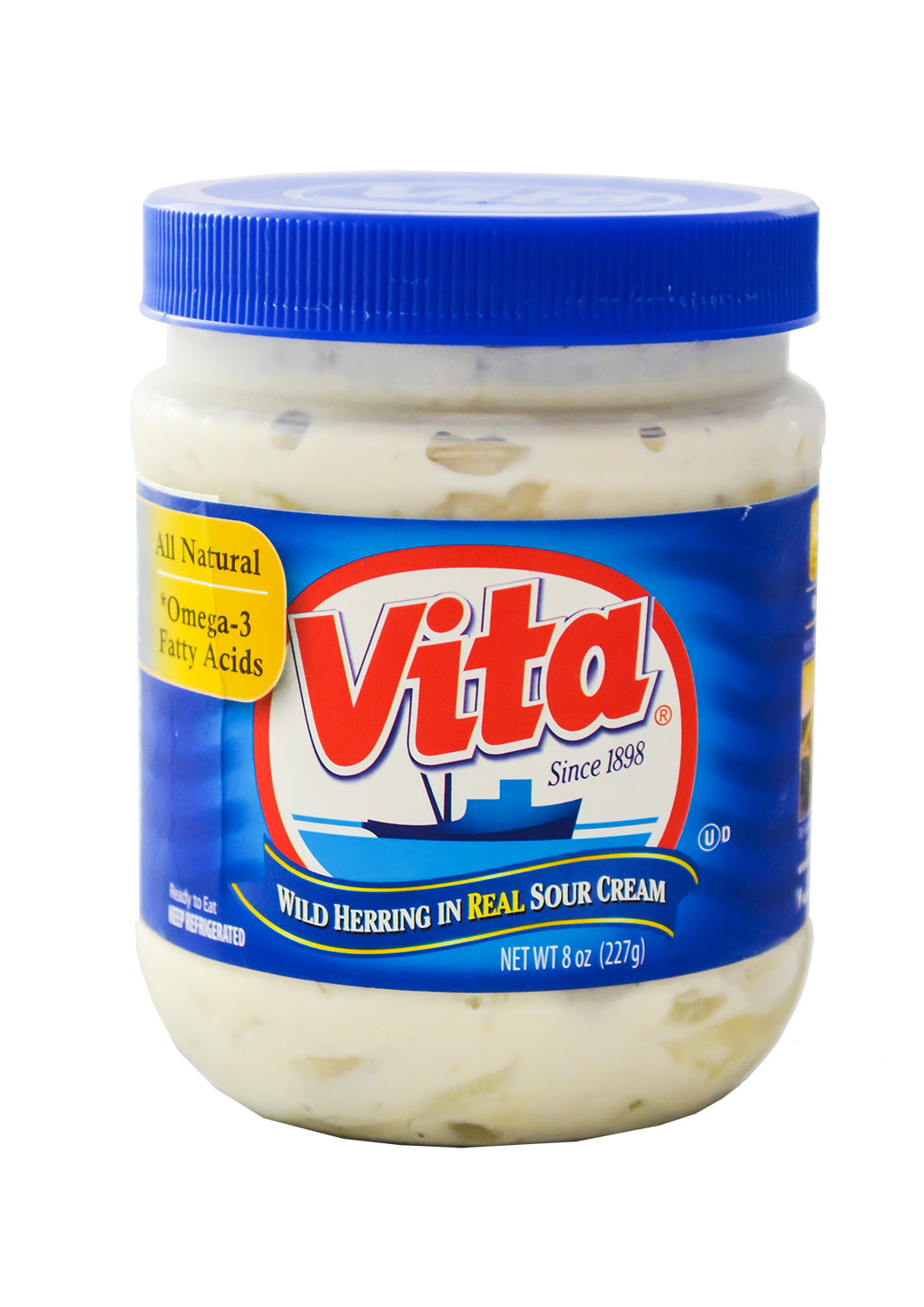 slide 1 of 1, Vita Herring In Sour Cream, 8 oz