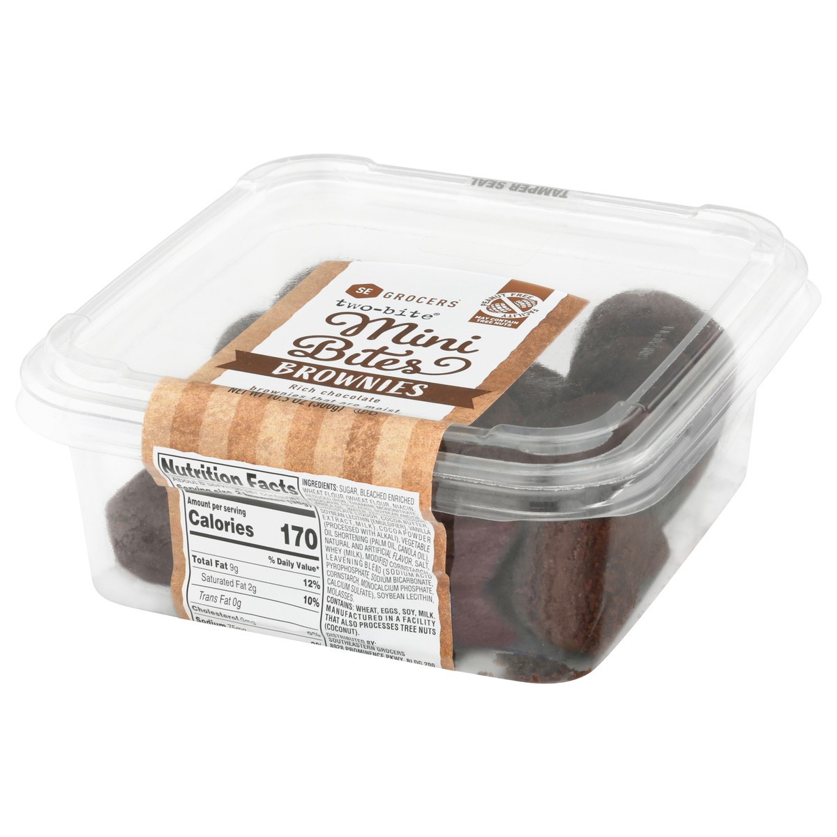 slide 3 of 9, Se Grocers Mini Brownies, 10.5 oz