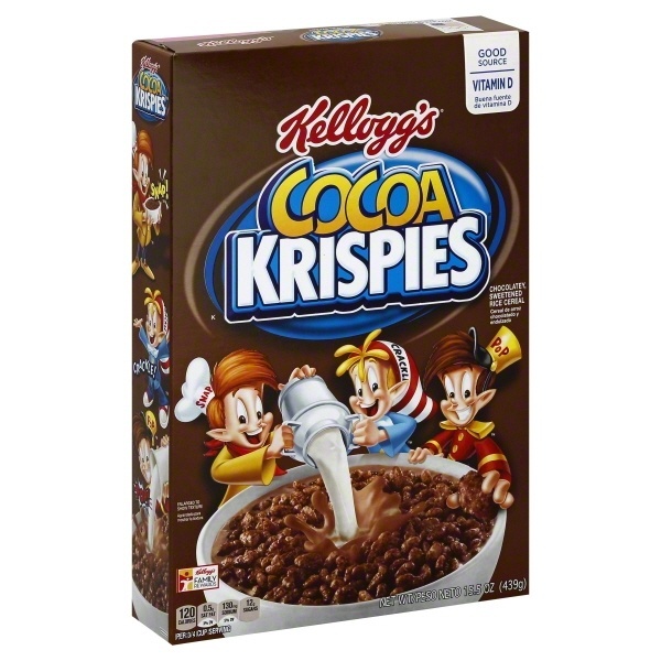 slide 1 of 1, Kellogg's Cocoa Krispies Cereal Chocolate, 15.5 oz