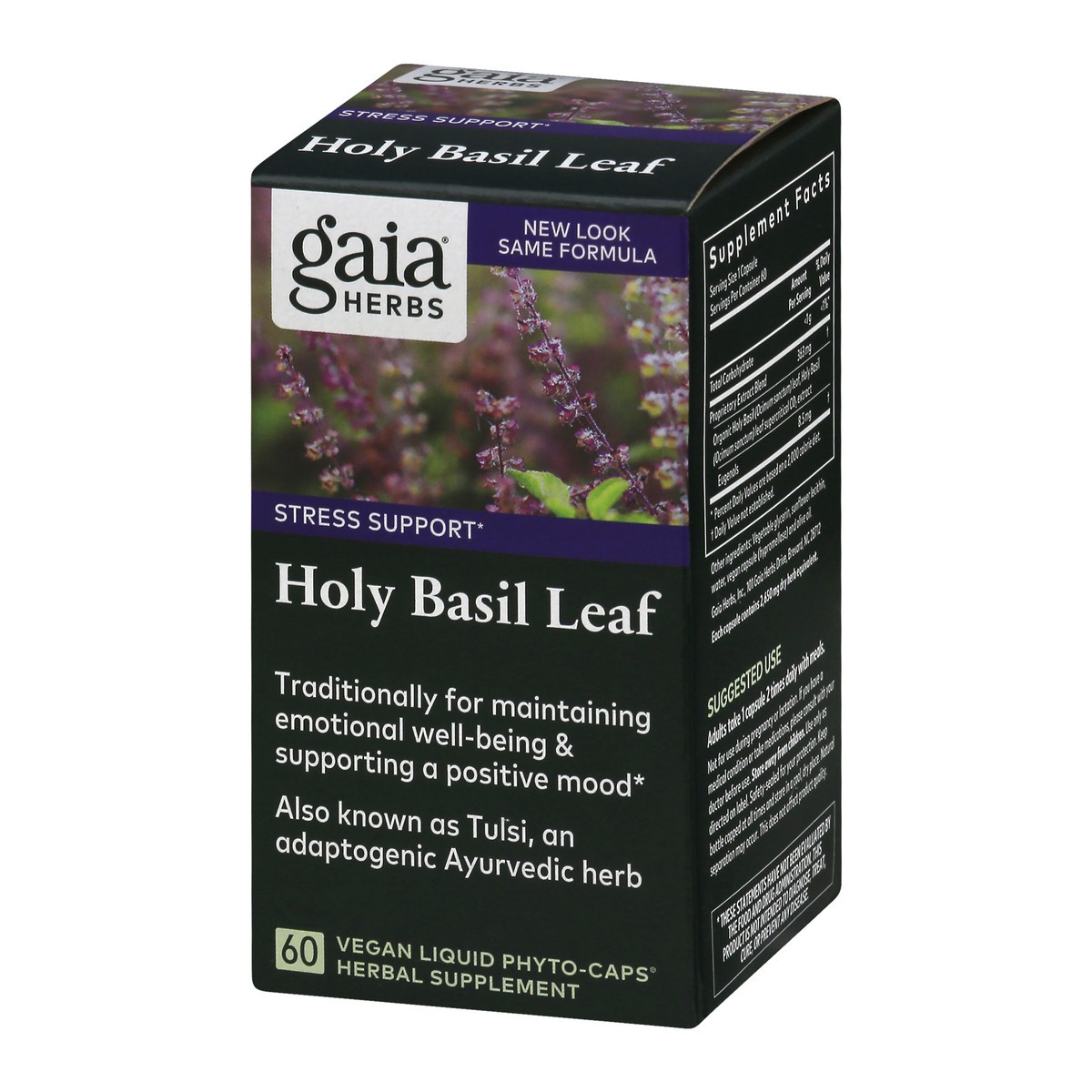 slide 5 of 13, Gaia Herbs Holy Basil Leaf Herbal Supplement, 60 ct