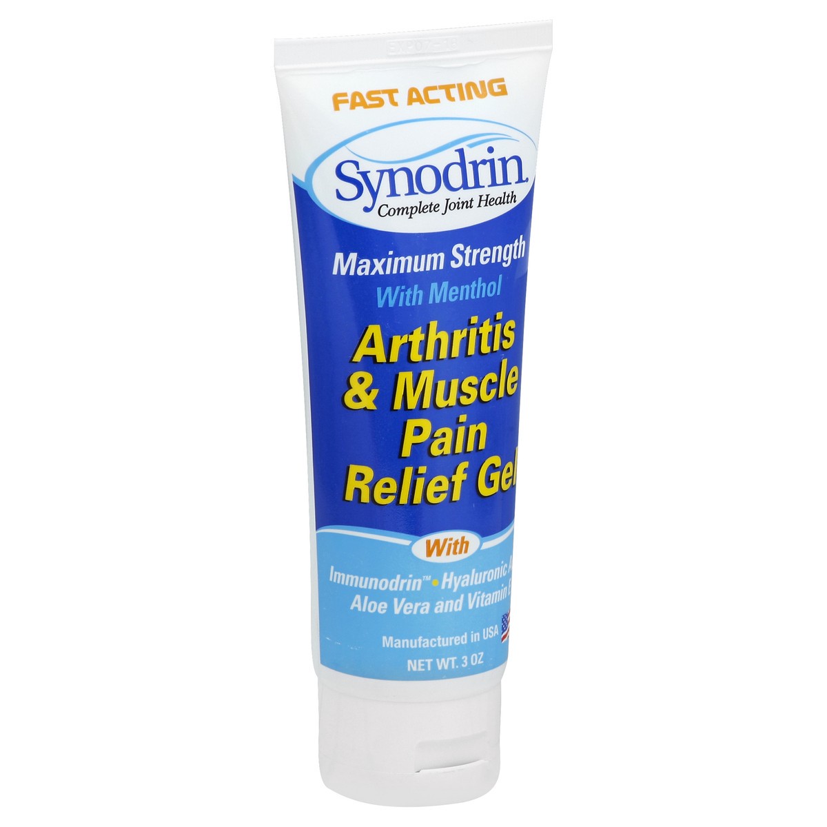 slide 3 of 3, Synodrin Art/Mus Relief Gel, 3 oz