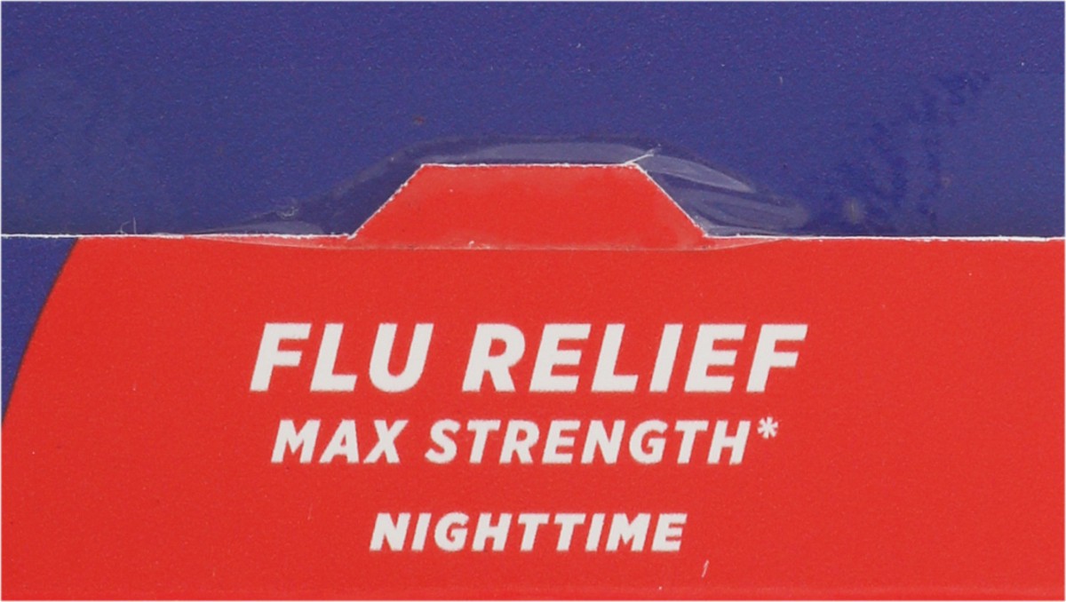 slide 6 of 9, Theraflu Max Strength Nighttime Flu Medicine for Flu Symptom Relief - 6 Packets, 6 ct