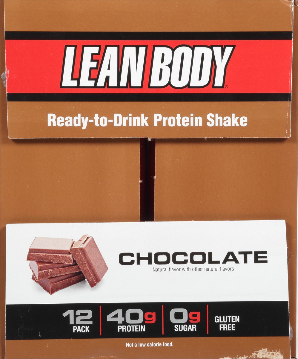slide 14 of 14, Labrada Lean Body 12 Pack Chocolate Ready-to-Drink Protein Shake 12 - 17 fl oz Cartons, 12 ct