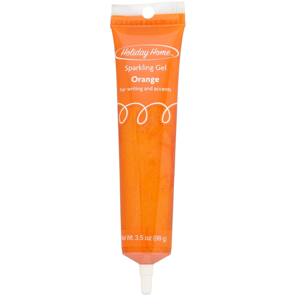 slide 1 of 1, Holiday Home Sparkling Gel - Orange, 3.5 oz