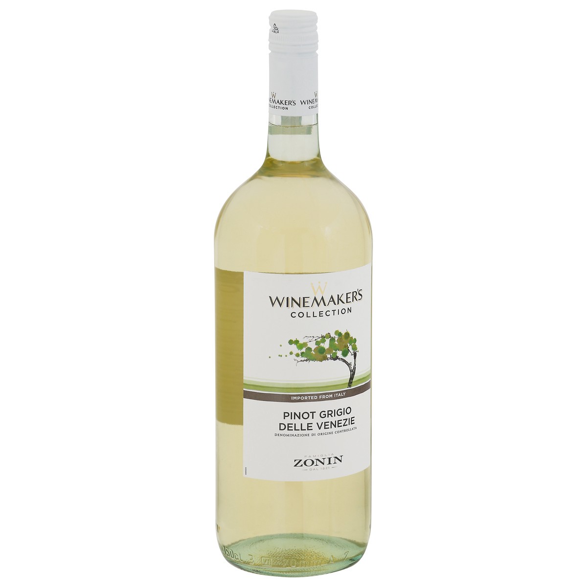 slide 2 of 9, Zonin Winemakers Collection Pinot Grigio 1.5 l, 1.5 liter