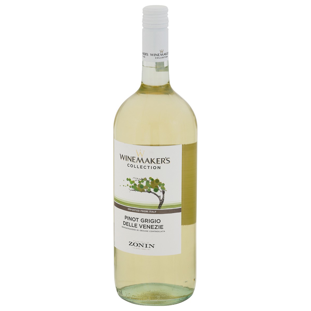 slide 3 of 9, Zonin Winemakers Collection Pinot Grigio 1.5 l, 1.5 liter