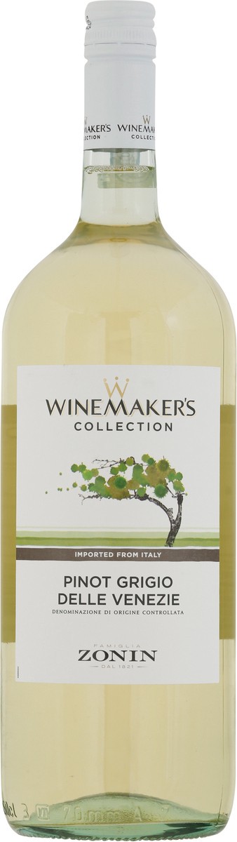 slide 6 of 9, Zonin Winemakers Collection Pinot Grigio 1.5 l, 1.5 liter