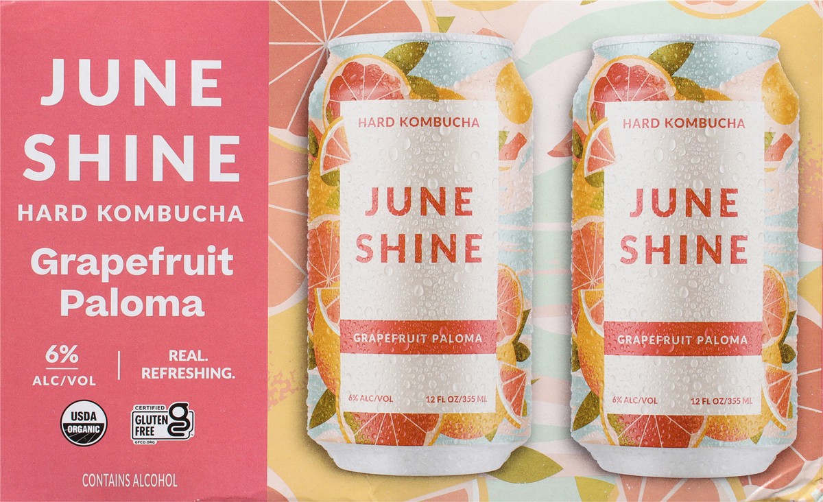 slide 7 of 13, JuneShine Grapefruit Paloma 6Pk Cans, 6 ct