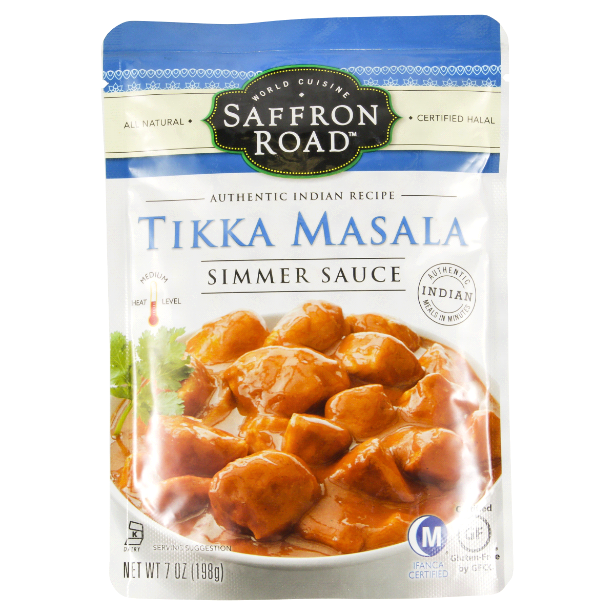 slide 1 of 2, Saffron Road Tikka Masala Simmer Sauce, 7 oz
