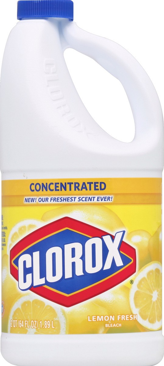 slide 2 of 3, Clorox Lemon Fresh Concentrated Bleach, 64 oz