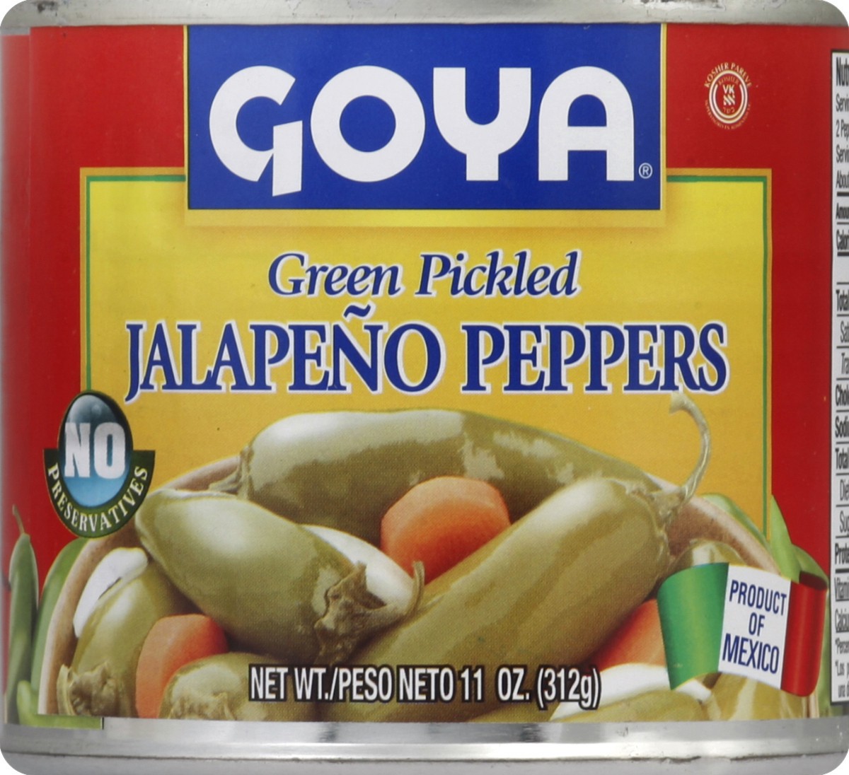 slide 2 of 2, Goya Green Pickled Jalapeño Peppers, 11 oz