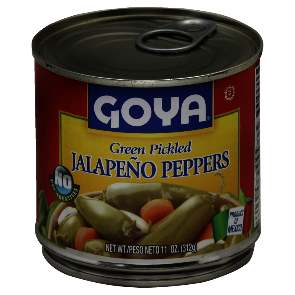 slide 1 of 2, Goya Green Pickled Jalapeño Peppers, 11 oz