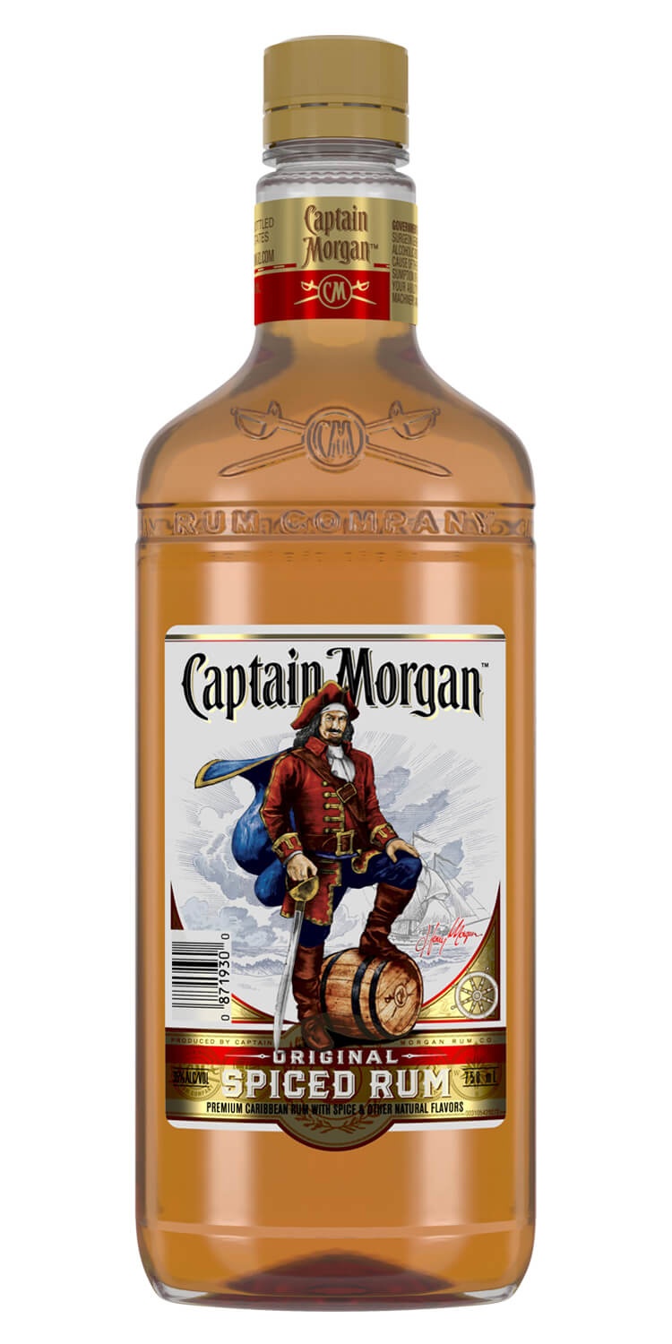 slide 1 of 1, Captain Morgan Spiced Rum, 750 ml