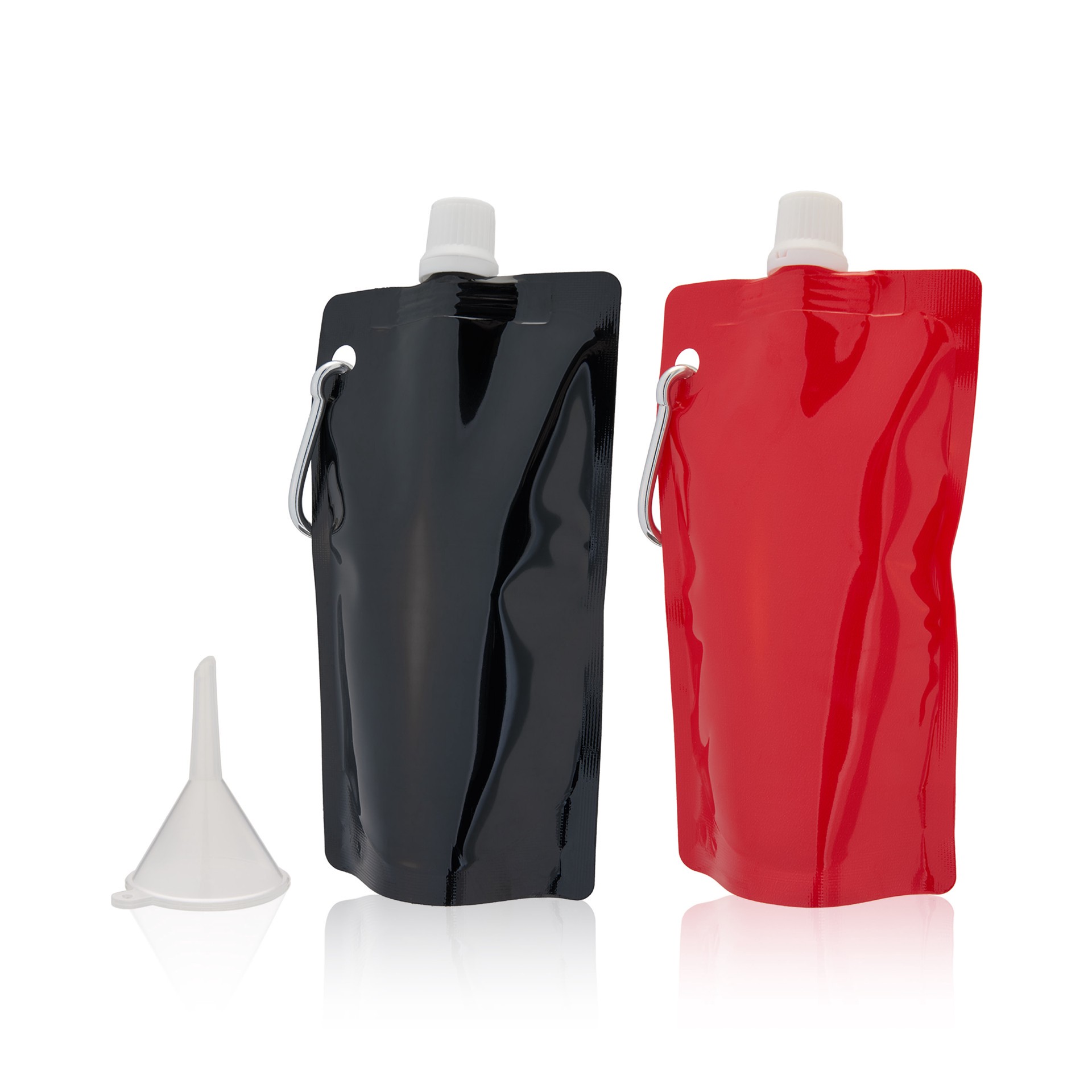 slide 1 of 9, True Smuggle Collapsible Flasks, 6 Ounce, Pack of 2, 2 ct