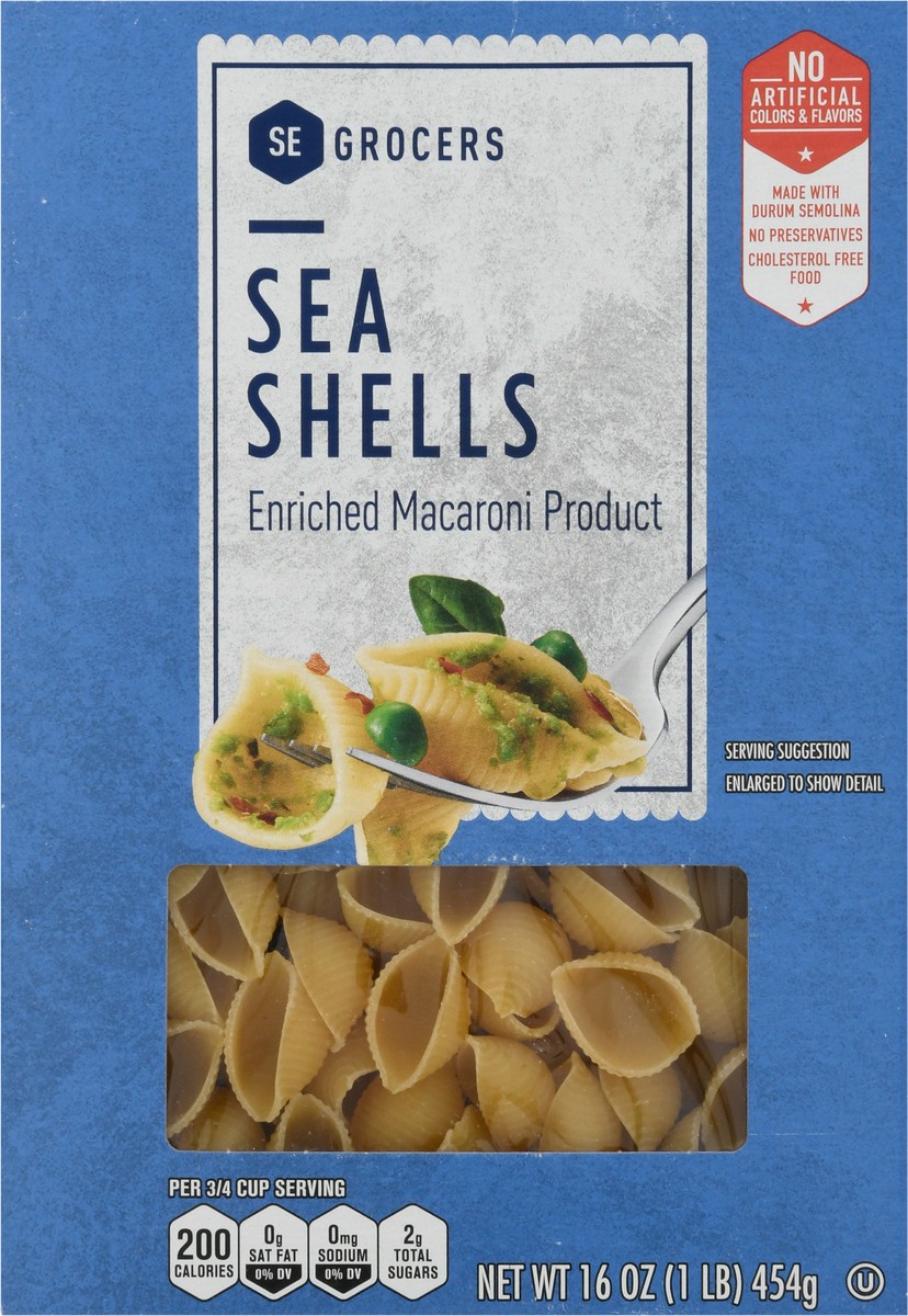 slide 2 of 10, SE Grocers Traditional Sea Shells, 16 oz