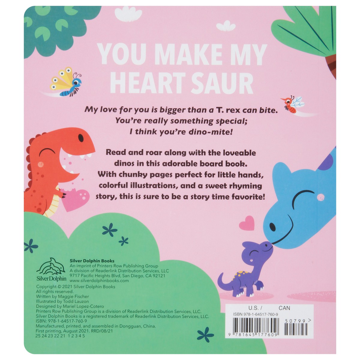 slide 9 of 12, You Make My Heart Saur Book 1 ea, 1 ct