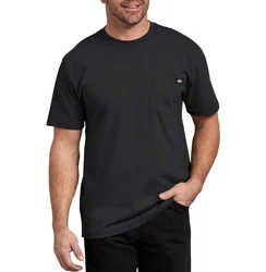 Dickies Men's Heavyweight Short Sleeve T-Shirt - Black