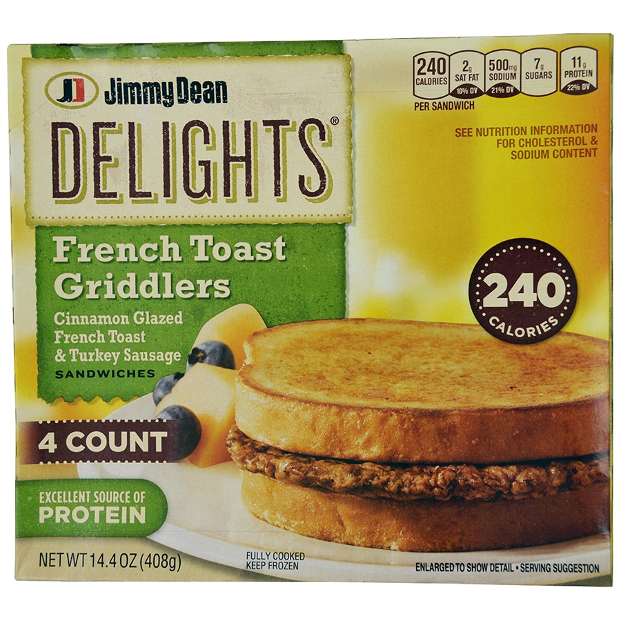 slide 1 of 1, Jimmy Dean French Toast Griddlers, 14.4 oz