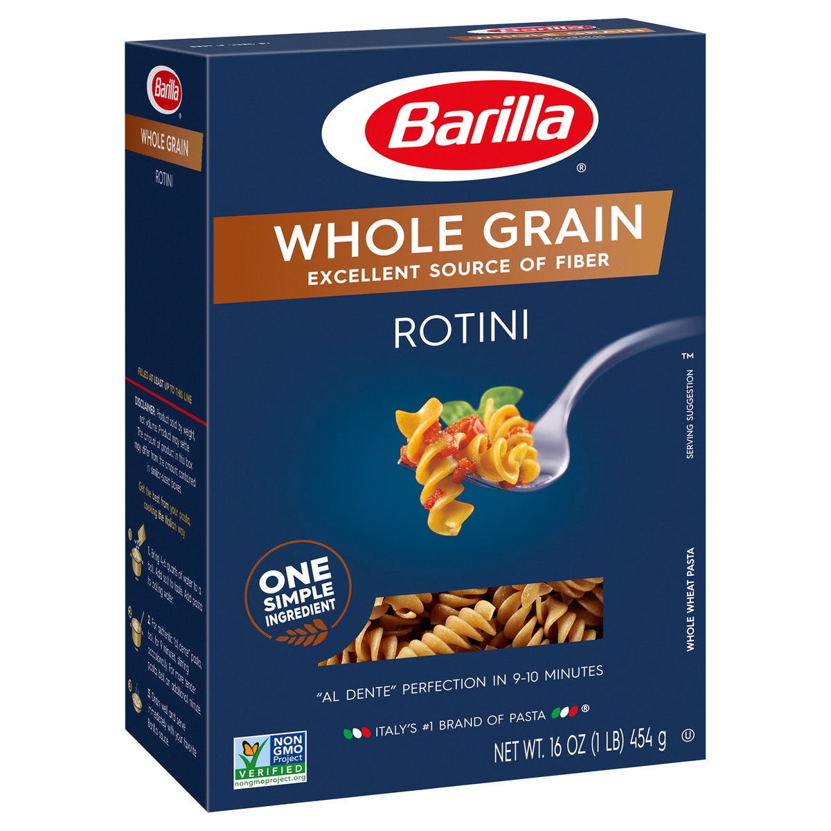 slide 2 of 9, Barilla Whole Grain Rotini Pasta, 13.25 oz