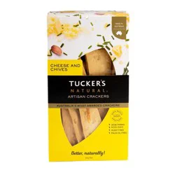 Tuckers Natural Cheese & Chive Crackers