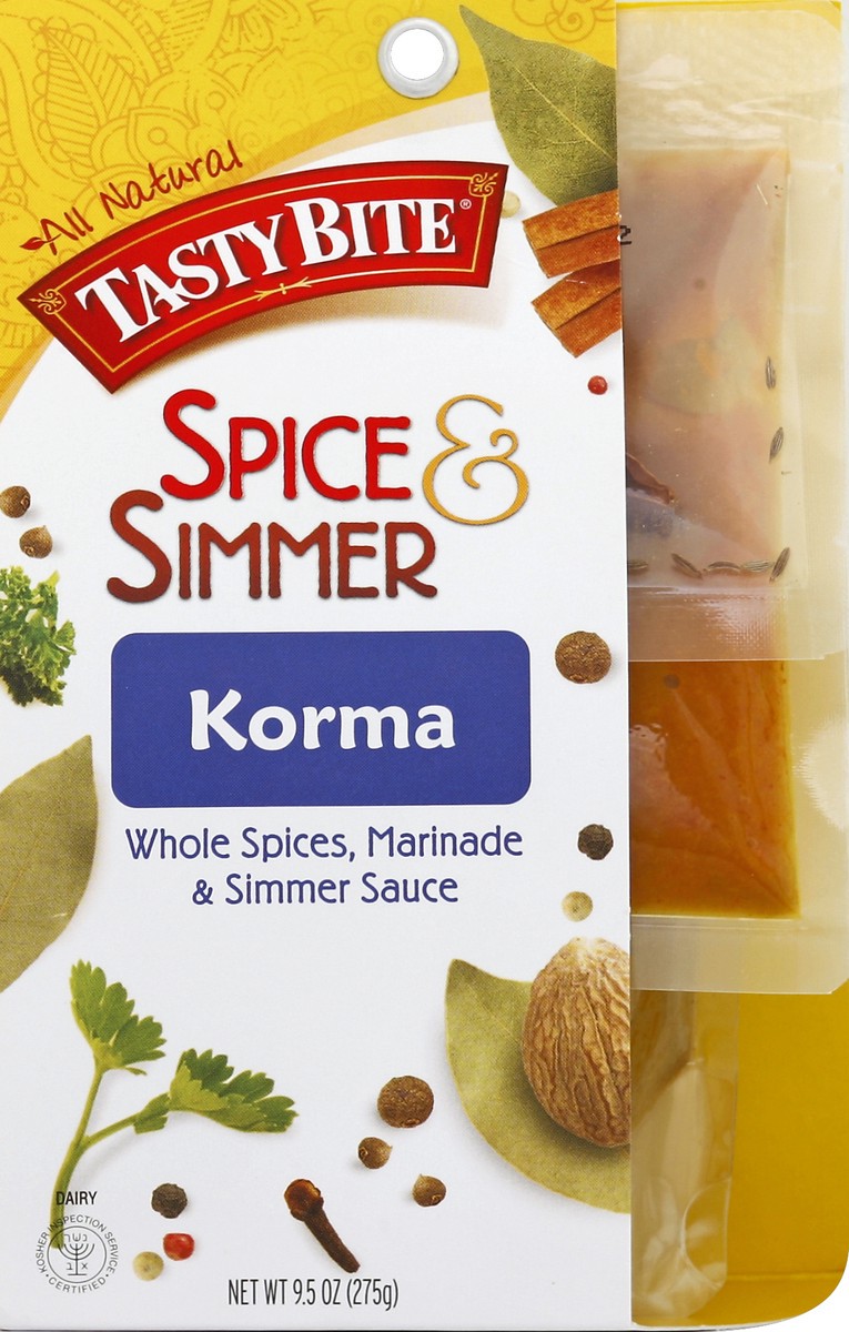 slide 4 of 4, Tasty Bite Spice & Simmer Korma, 9.5 oz