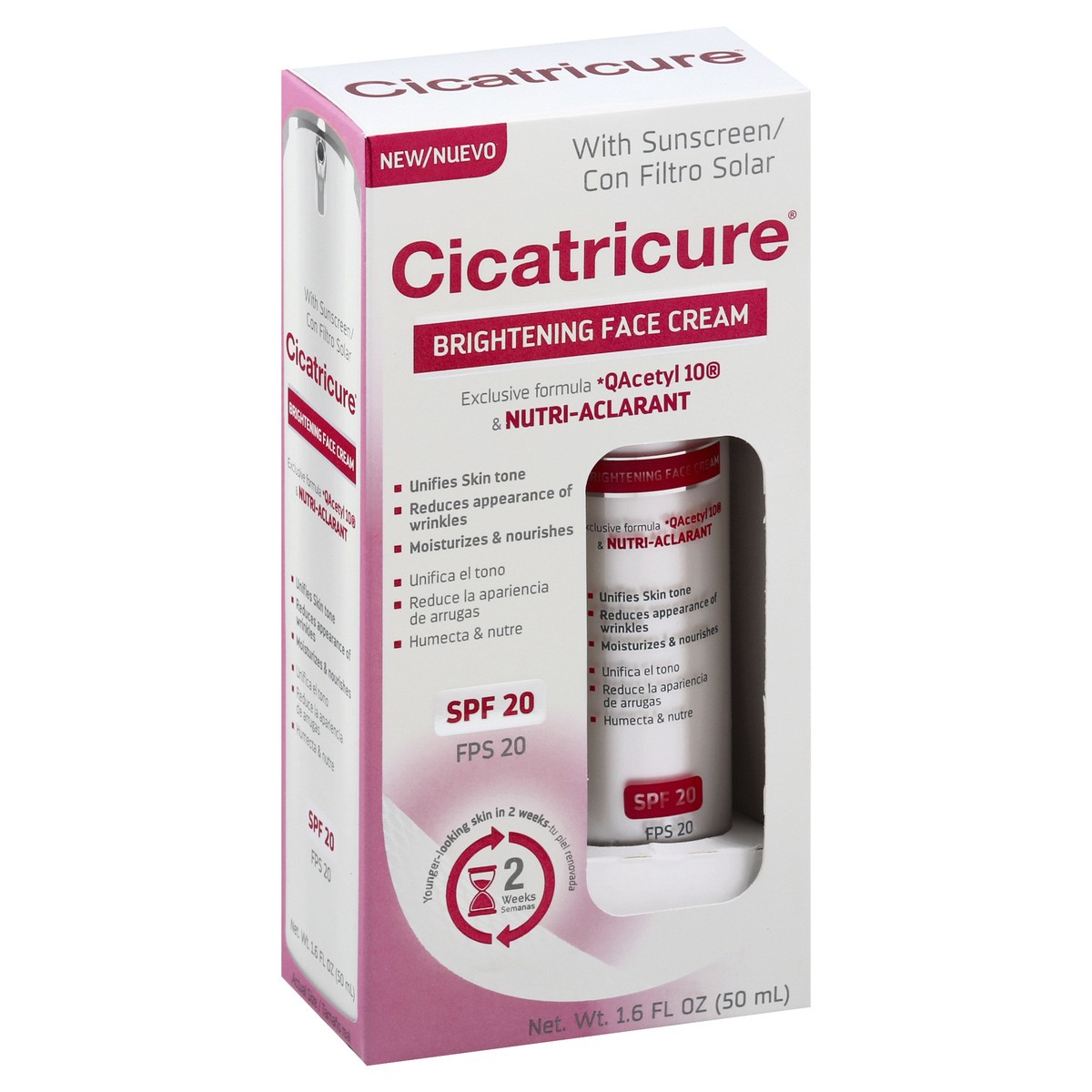slide 5 of 12, Cicatricure Brightening SPF 20 Face Cream 1.6 oz, 1.6 oz