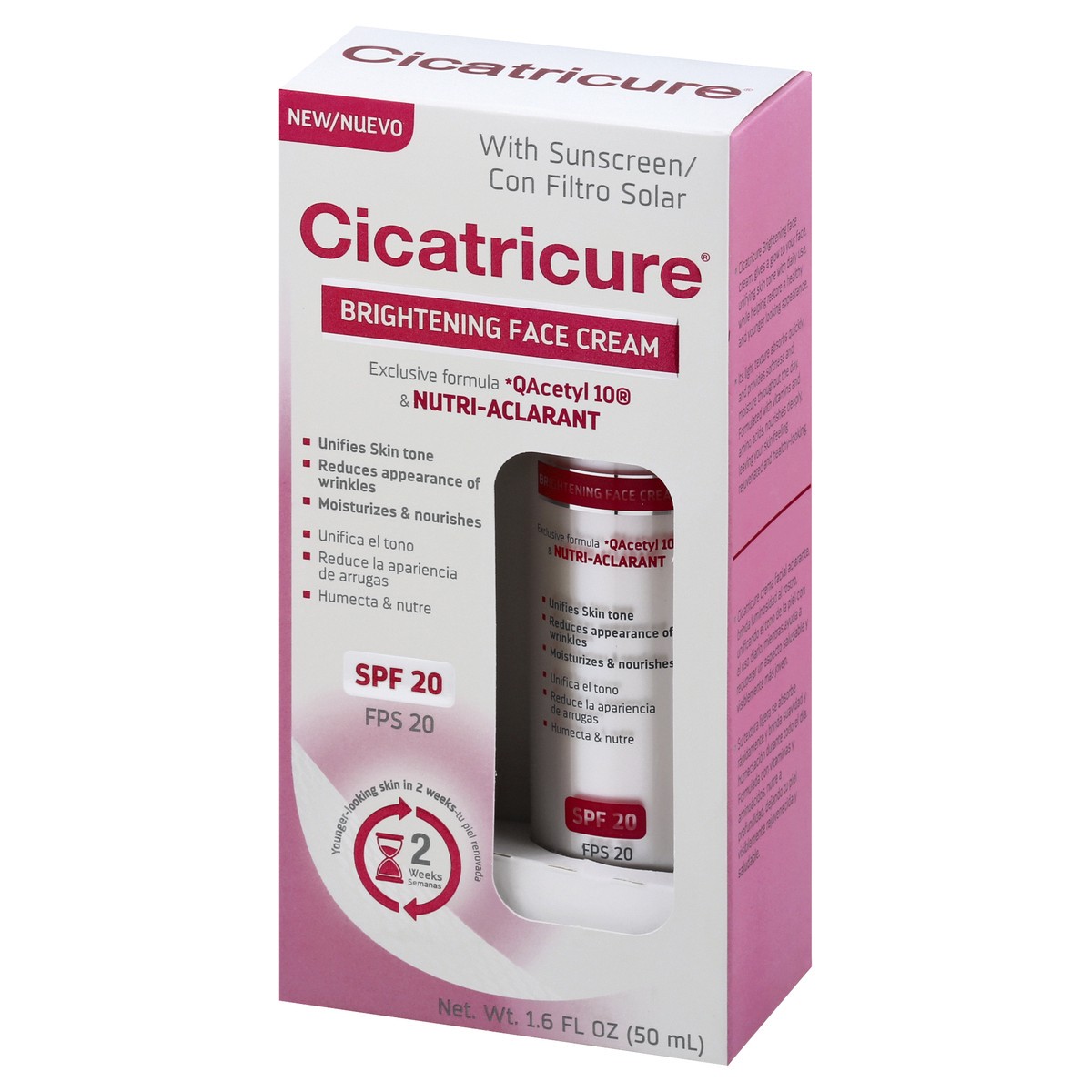 slide 6 of 12, Cicatricure Brightening SPF 20 Face Cream 1.6 oz, 1.6 oz