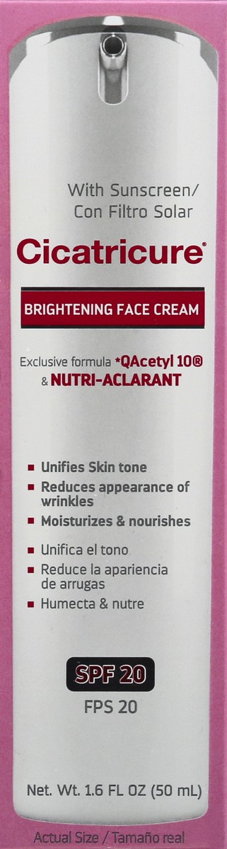 slide 9 of 12, Cicatricure Brightening SPF 20 Face Cream 1.6 oz, 1.6 oz