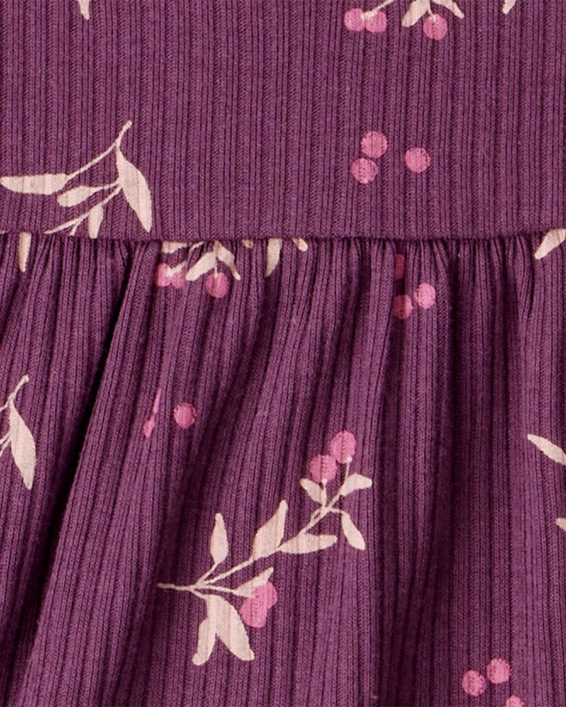 slide 3 of 4, Carter's Baby Girl 3-Pack Long-Sleeve Multipack Bodysuits - White/Purple Purple/Blush/Cream 18M, 1 ct