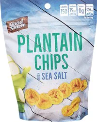 Good Sense with Sea Salt Plantain Chips 5 oz