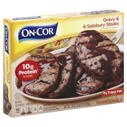 On-Cor Gravy & Salisbury Steaks 6 ea