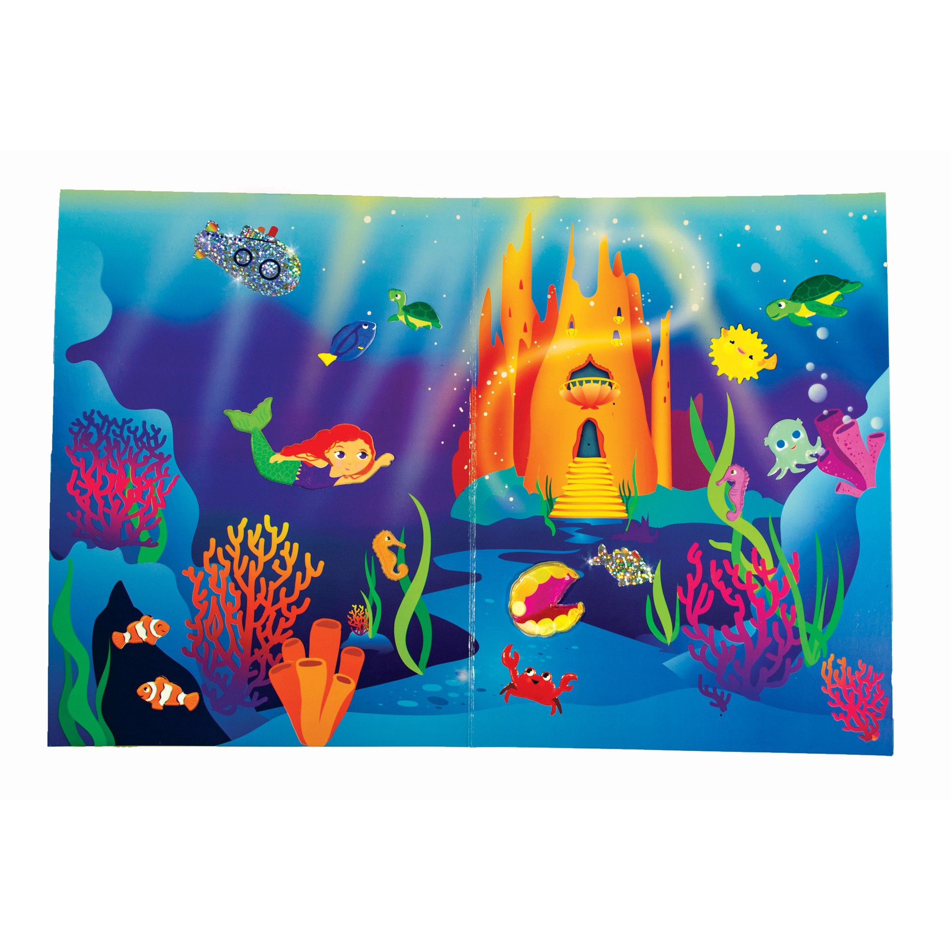 slide 8 of 11, Faber-Castell Creativity For Kids Undersea Sensory Stickers, 100 textured stickers