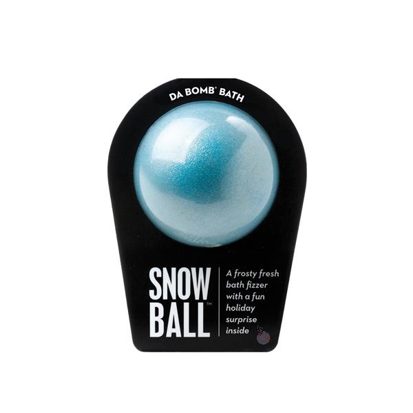 slide 1 of 1, Da Bomb Snow Ball Bath Bomb, 1 ct