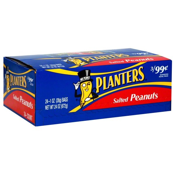 slide 1 of 1, Planters Peanuts, 24 ct