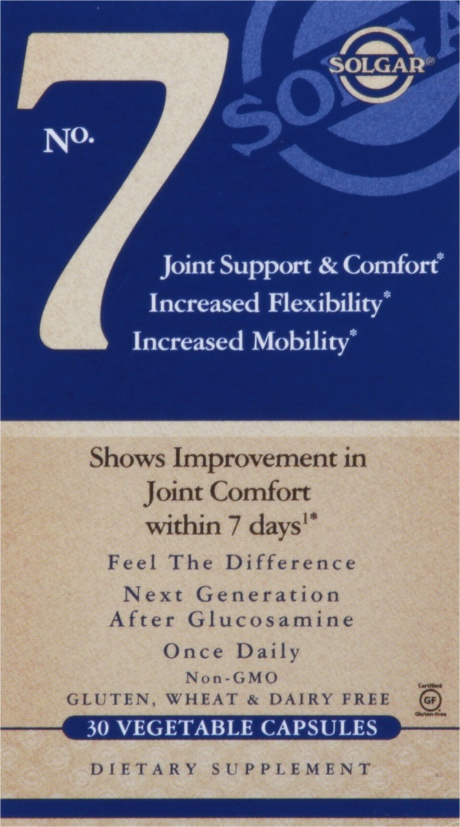 slide 2 of 10, Solgar No. 7 Joint Support & Comfort 30 Vegetable Capsules, 30 ct