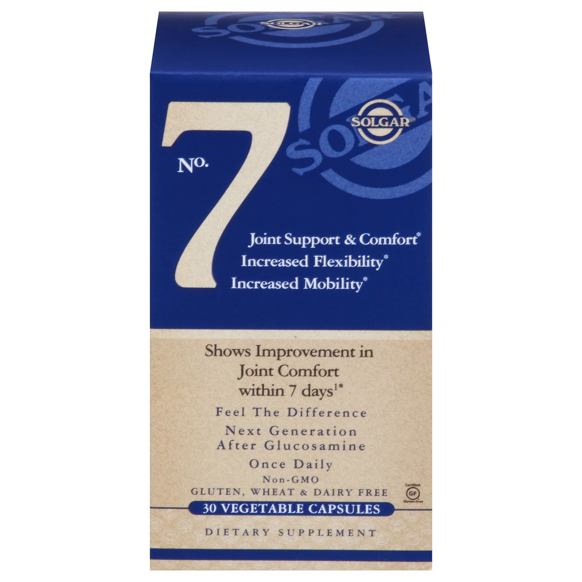 slide 10 of 10, Solgar No. 7 Joint Support & Comfort 30 Vegetable Capsules, 30 ct