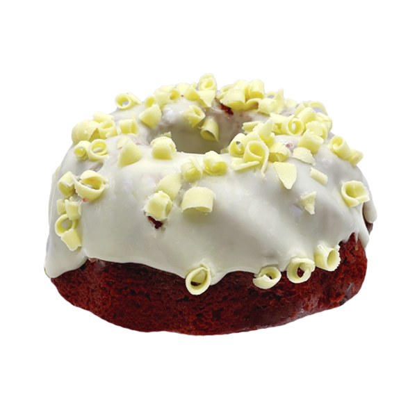 slide 1 of 1, L&B Rich Red Velvet Bundt Cake With Cream Cheese Icing, 15.75 oz
