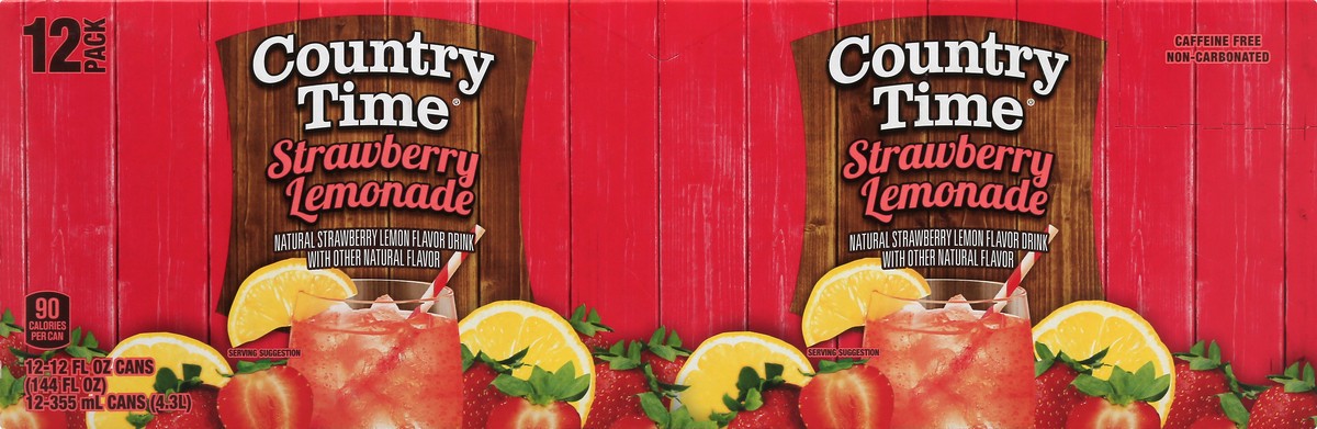 slide 10 of 12, Country Time 12 Pack Strawberry Lemonade Lemonade 12.0 ea - 12 ct, 12 ct