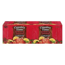 Country Time 12 Pack Strawberry Lemonade Lemonade 12.0 ea - 12 ct