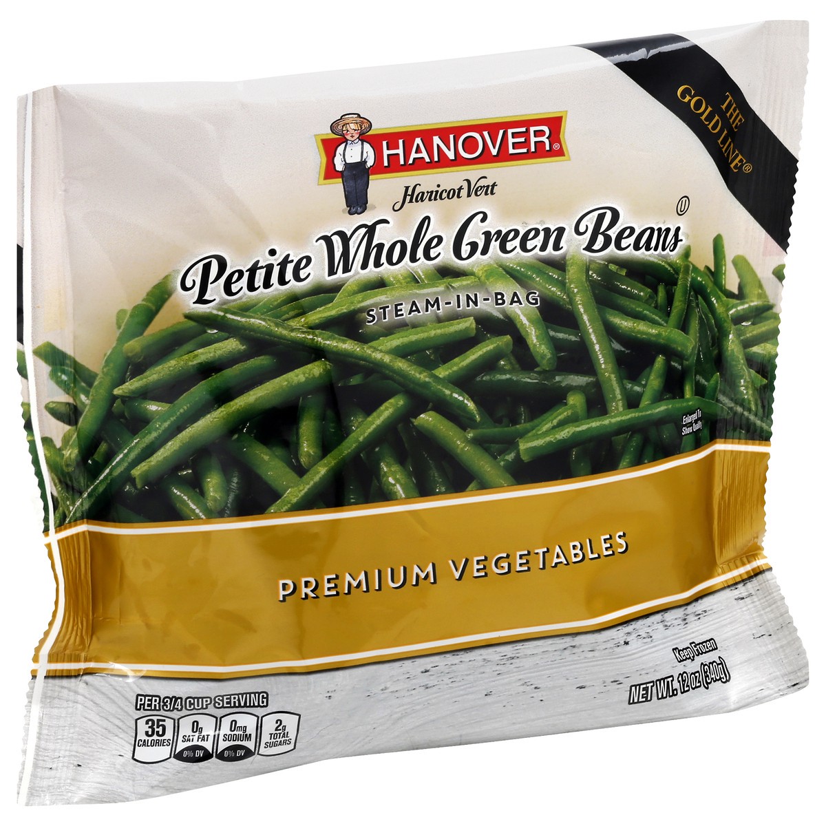 slide 2 of 10, Hanover Petite Whole Green Beans 12 oz, 