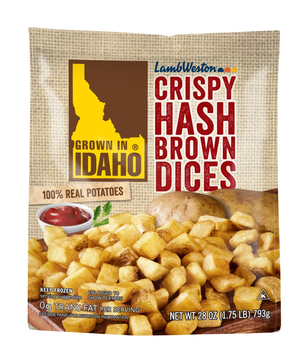 slide 1 of 14, Lamb Weston Hash Brown Dices, Crispy, 28 oz