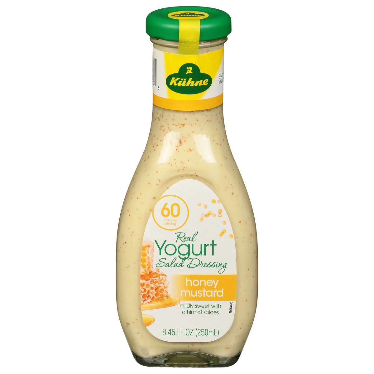 slide 1 of 10, Kuhne Real Yogurt Honey Mustard Salad Dressing 8.45 fl oz, 8.45 fl oz