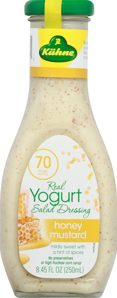 slide 9 of 10, Kuhne Real Yogurt Honey Mustard Salad Dressing 8.45 fl oz, 8.45 fl oz