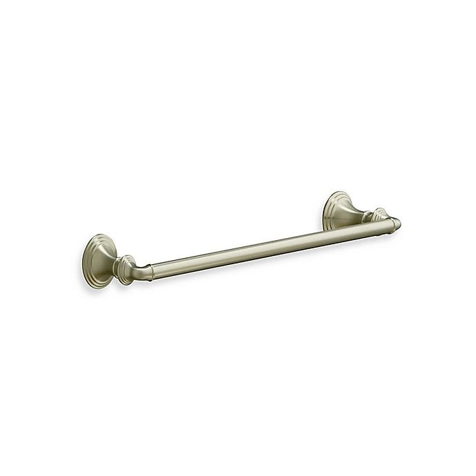 slide 1 of 1, Kohler Devonshire Brushed Nickel Towel Bar, 18 in