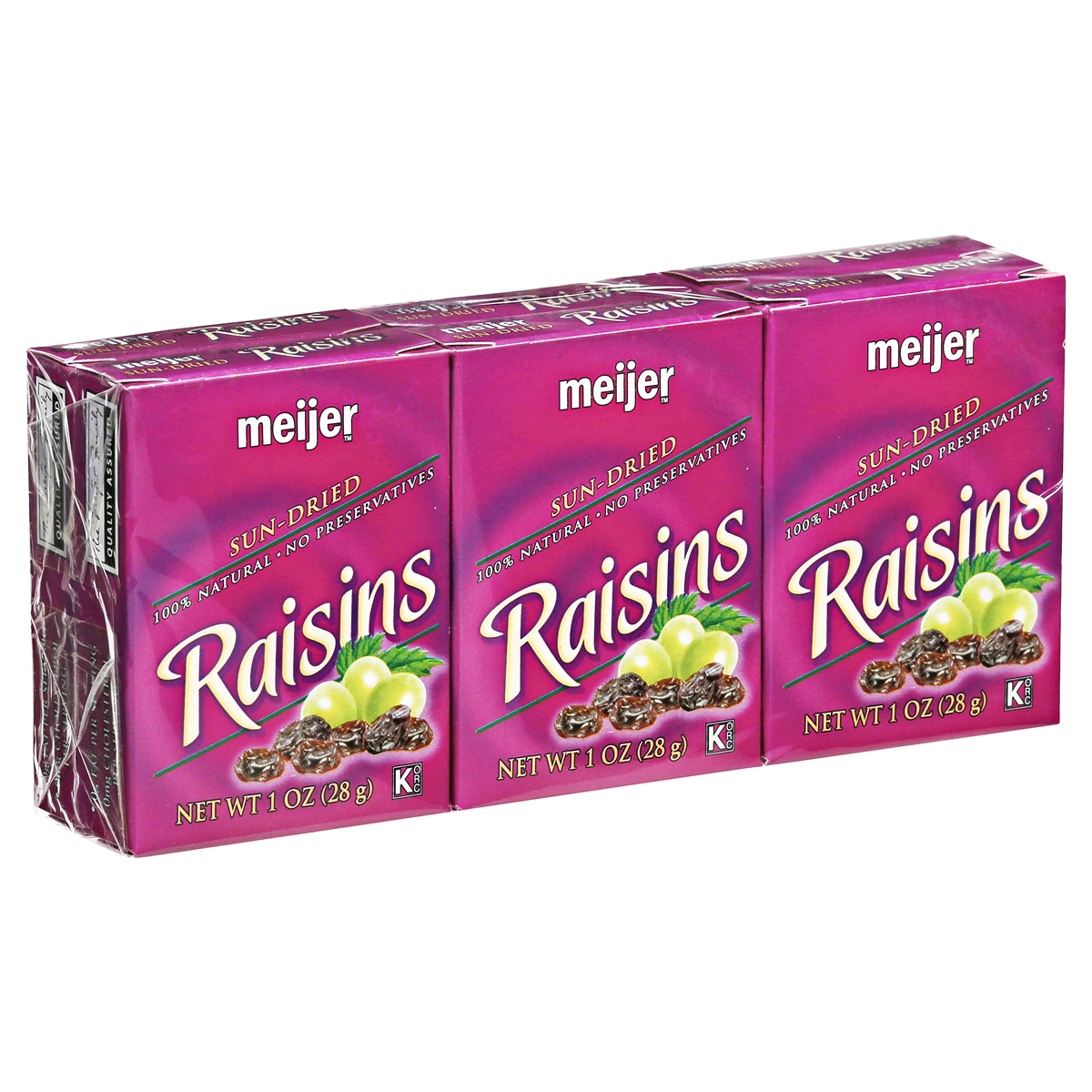slide 5 of 7, Meijer Raisins, 6 ct