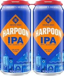 Harpoon Brewery IPA Beer 4 ea