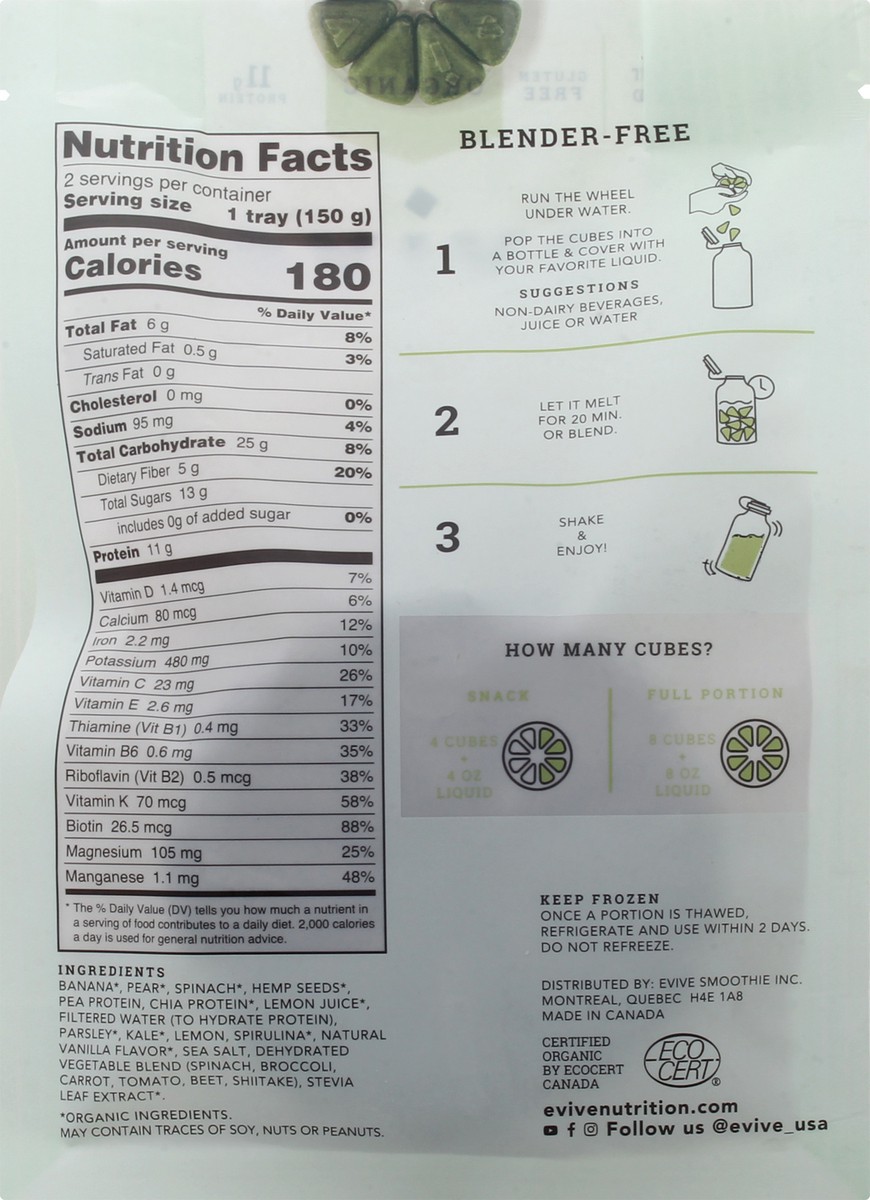slide 9 of 13, Evive Yogi Smoothie Cubes 10.58 oz, 10.58 oz